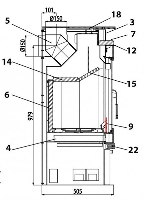 Haas-Sohn Harstad 216.15 rejilla vertical