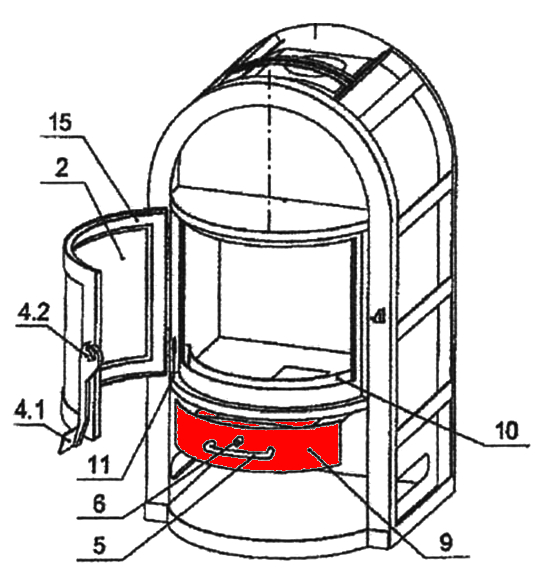 Oranier Viking caja de cenizas C