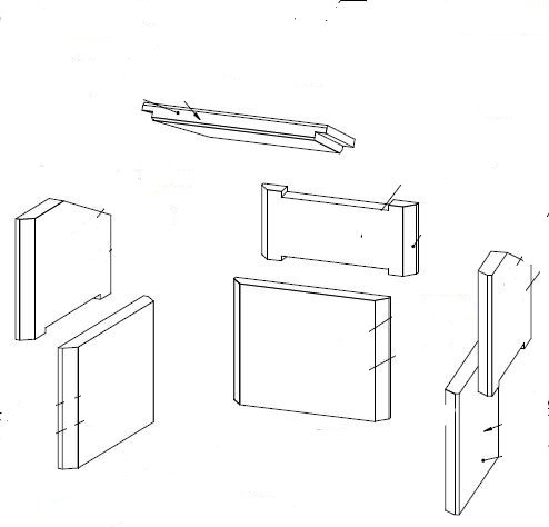 Fireplace Sakkara Feuerraumauskleidung Brennraumauskleidung