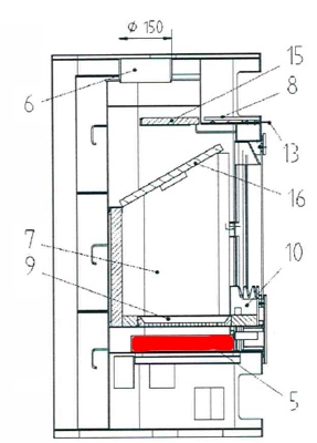 Haas+Sohn Hamar 251.15 bac à cendres