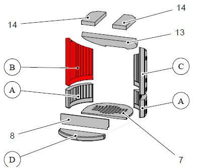 Haas+Sohn Ficus II 287.12 Seitenstein links oben