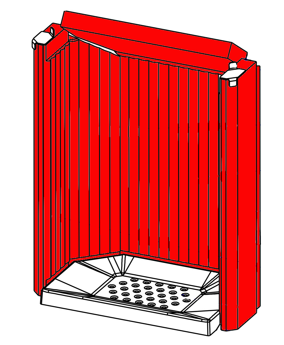 Romotop Lugo 03 W forro de la cámara de combustión