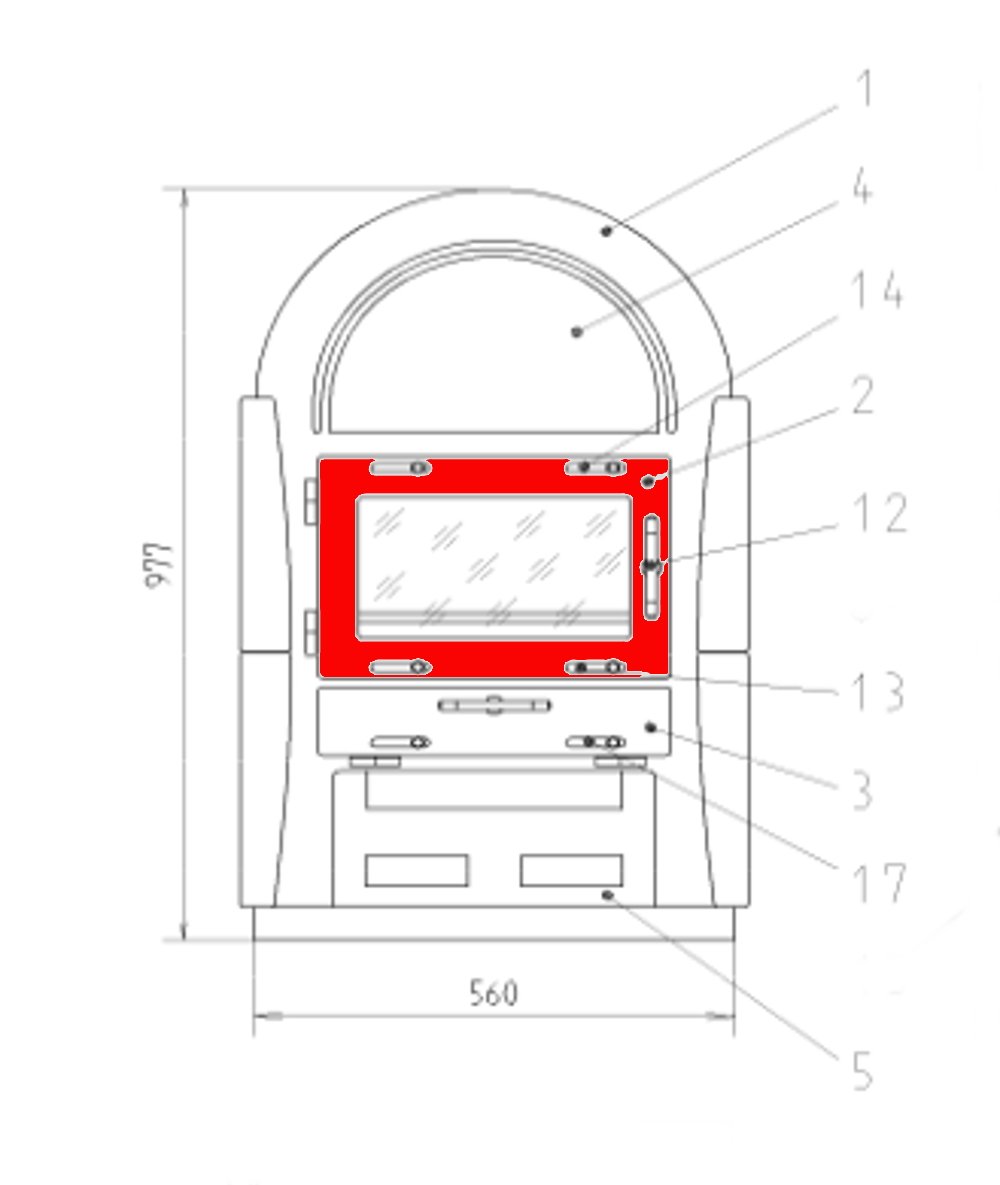 Haas-Sohn Viking 158.15 puerta de la cámara de combustión