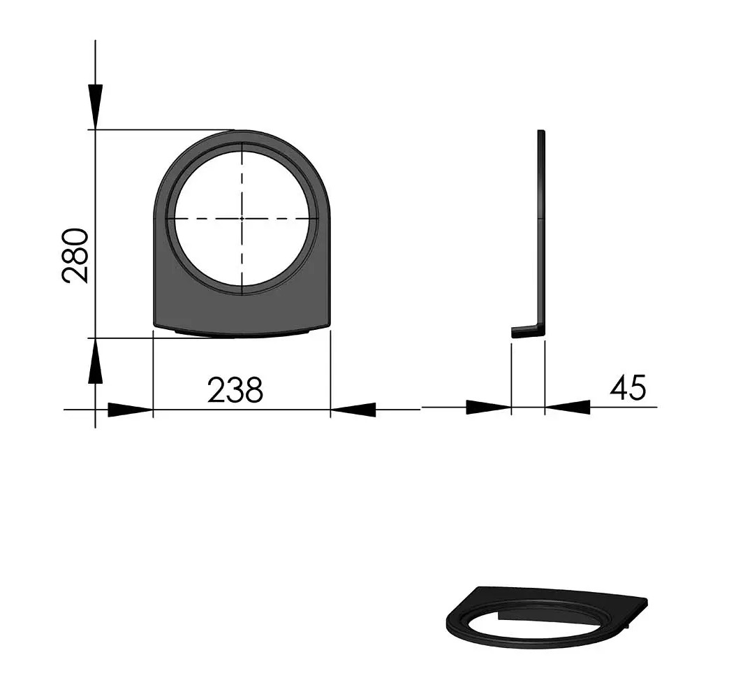 Termatech TT80 rejilla superior fusión