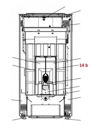 Haas-Sohn Aqua-Pellet 620.09 ladrillo lateral a la izquierda