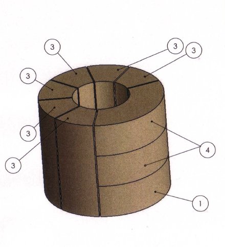 Oranier Arkona 7 ladrillo de almacenamiento juego