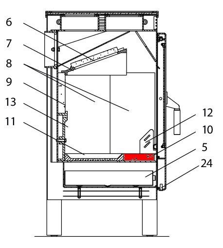 Wodtke H 01 ladrillo de suelo delante