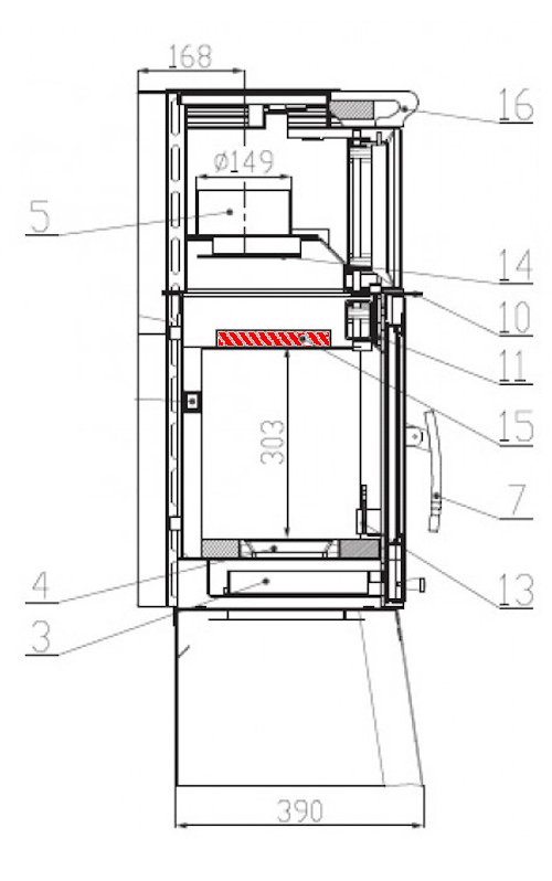 Haas-Sohn Treviso 320.15 desvío de tiro