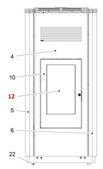 Haas+Sohn Pelletto II 434.08 vitre