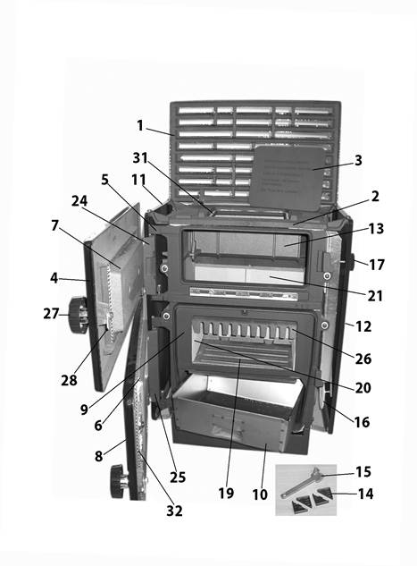 Haas-Sohn Bernau 130.15 bisagra arriba