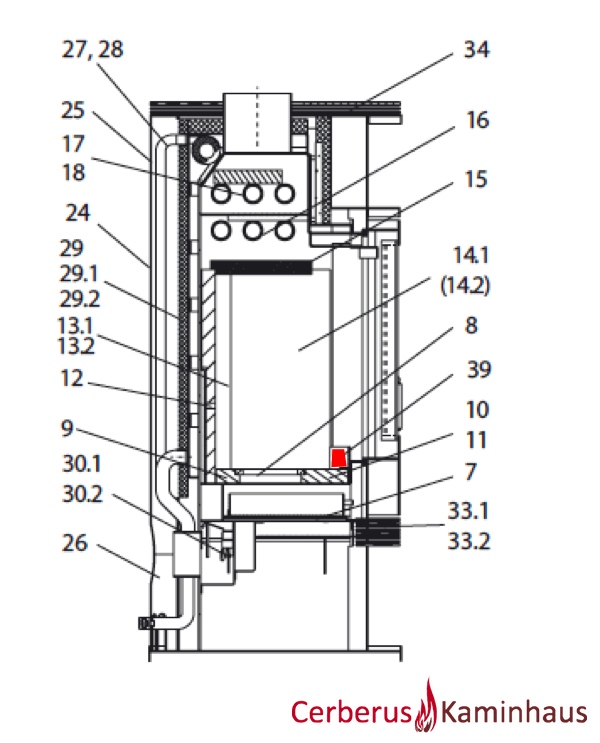 Wodtke KK 50-10 RW rejilla vertical