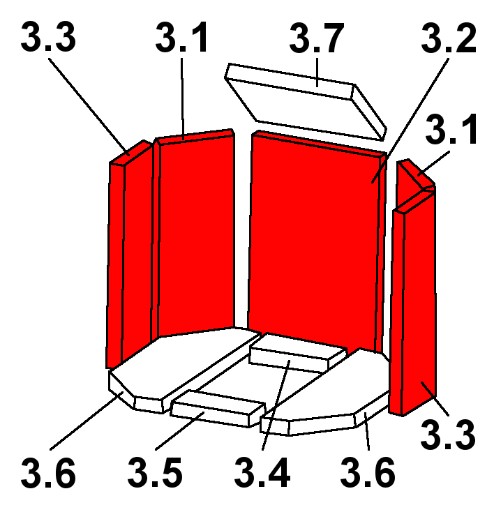 Oranier Tampere 8 ladrillo lateral juego A