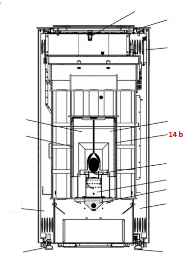 Haas-Sohn Aqua-Pellet 620.12 ladrillo lateral a la izquierda