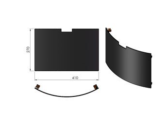 Termatech TT40 puerta del compartimento de madera gris