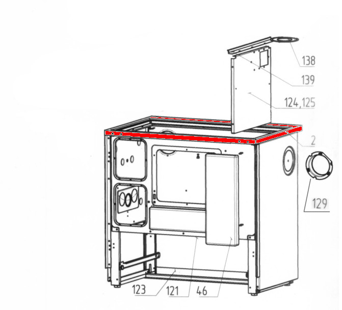 Wamsler K138 marco de cocina