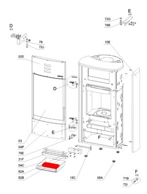 Olsberg Agando caja de cenizas