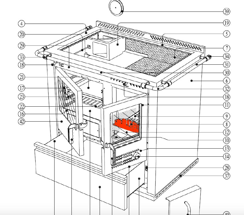 Wamsler K134F/A Grille à poser