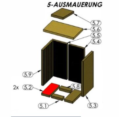 Oranier Astra 5 Bodenstein links