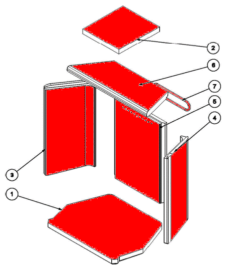 Attika Rondo 120 Feuerraumauskleidung Brennraumauskleidung