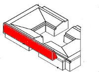 Spartherm Mini S-FDh-57 Holzfänger hinten Brennraumstein