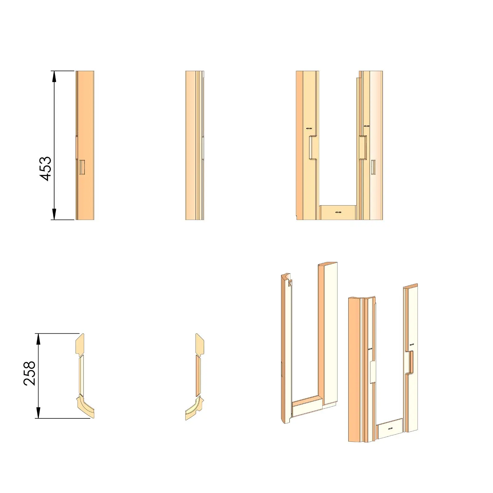 Termatech TT23RGS ladrillo lateral juego