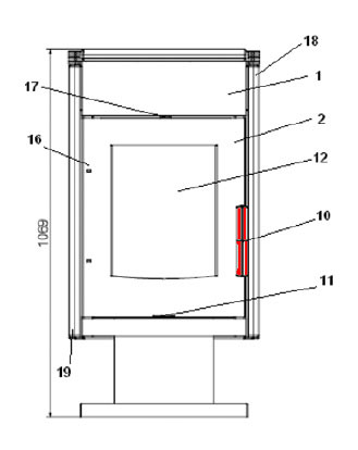 Haas-Sohn Moers 306.15 manija de la puerta