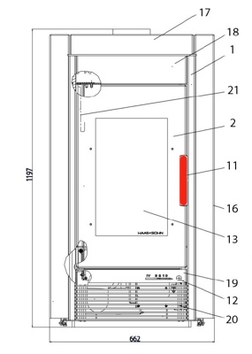 Haas-Sohn Hasvik 231.17 manija de la puerta