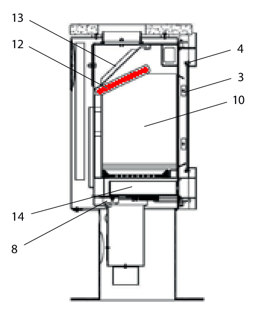 Wodtke K 120A desvío de tiro arriba