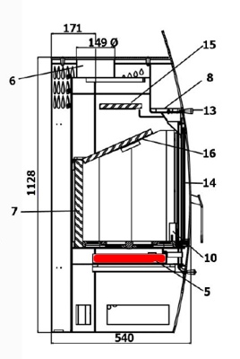 Haas-Sohn Argentum 210.15 caja de cenizas