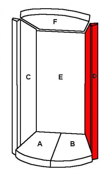 Cera Nobilis 200 Seitenstein rechts B Vermiculitestein