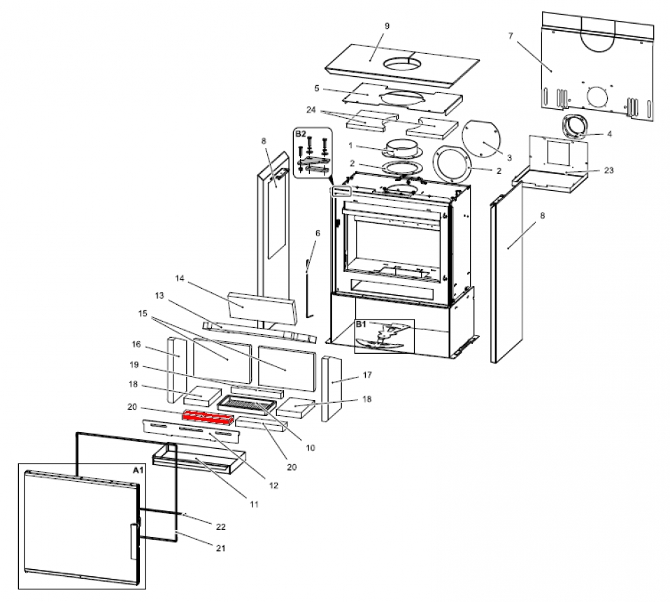 Haas+Sohn Calma easy 347.15 Bodenstein vorne links