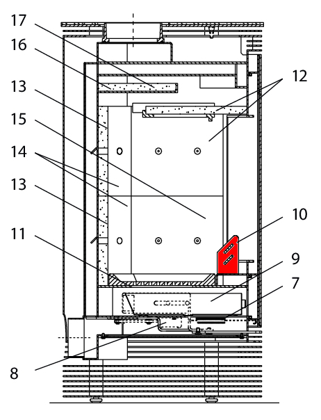 Wodtke KK 55 rejilla vertical