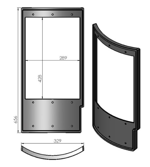 Termatech TT20 marco de la puerta