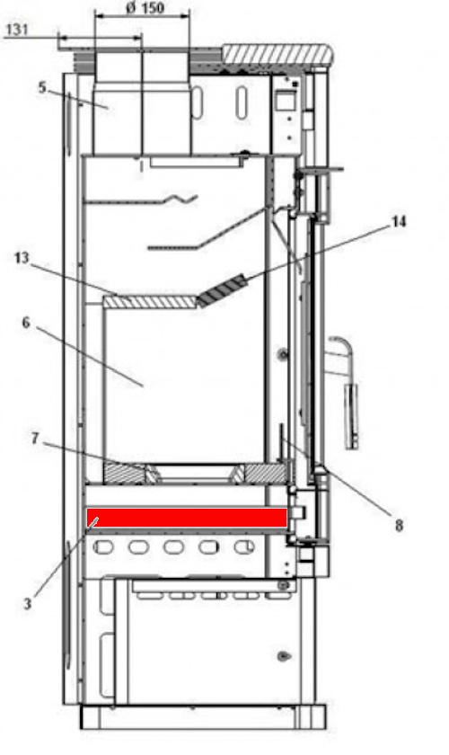 Haas+Sohn Montegrotto II 305.15 Aschekasten