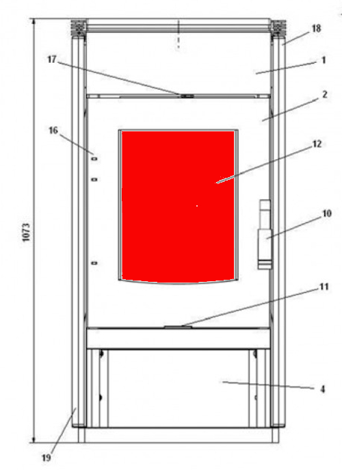 Haas+Sohn Montegrotto II 305.15 Sichtscheibe Schauglas