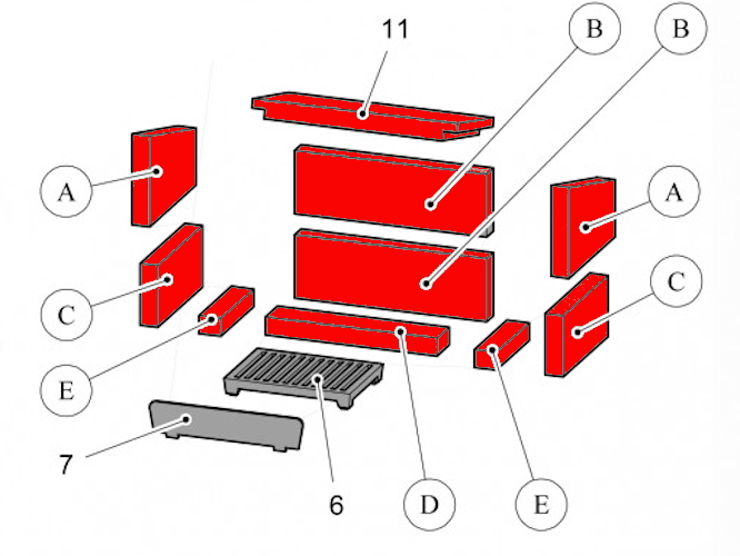 Haas+Sohn Javus 203.14 Feuerraumauskleidung