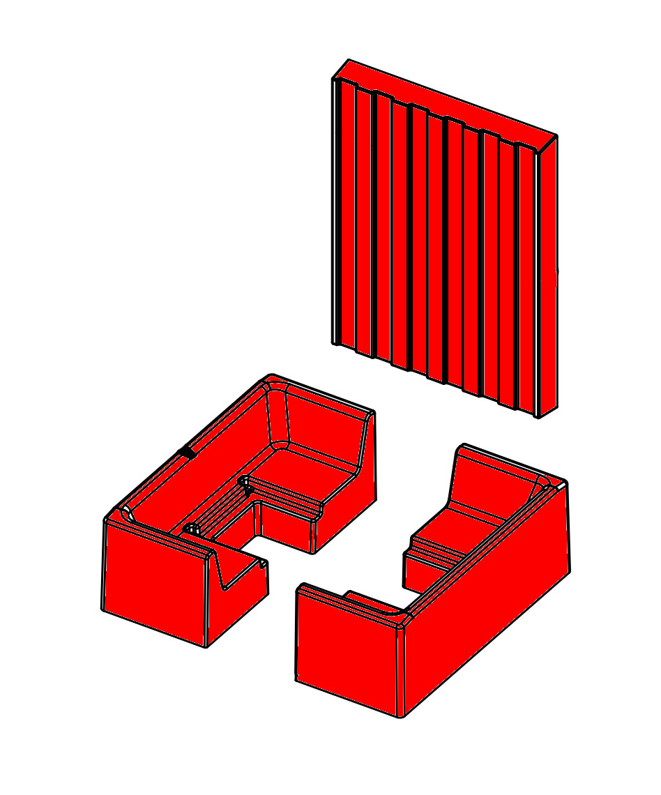 Spartherm Arte U-50h forro de la cámara de combustión juego negro