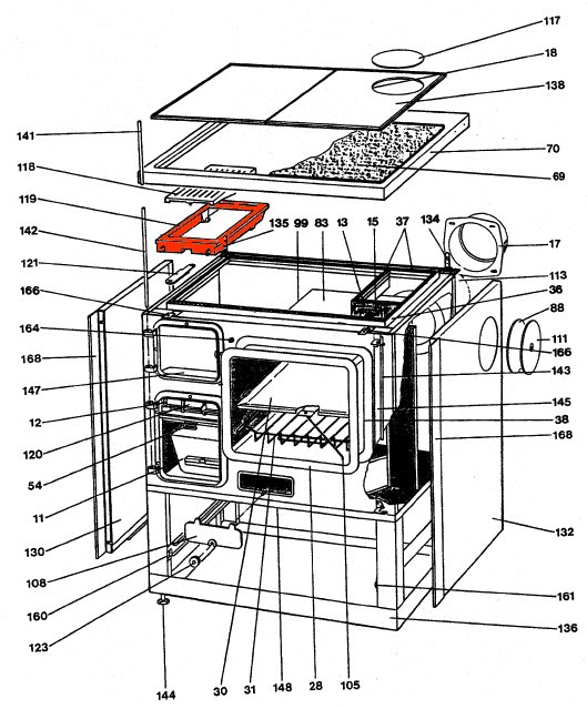 Wamsler Typ 110 cadre de grille support de grille