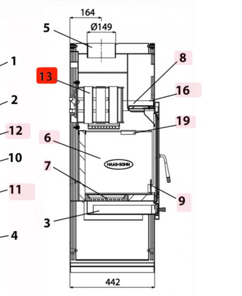 Haas-Sohn Vestre 368.19 intercambiador de calor