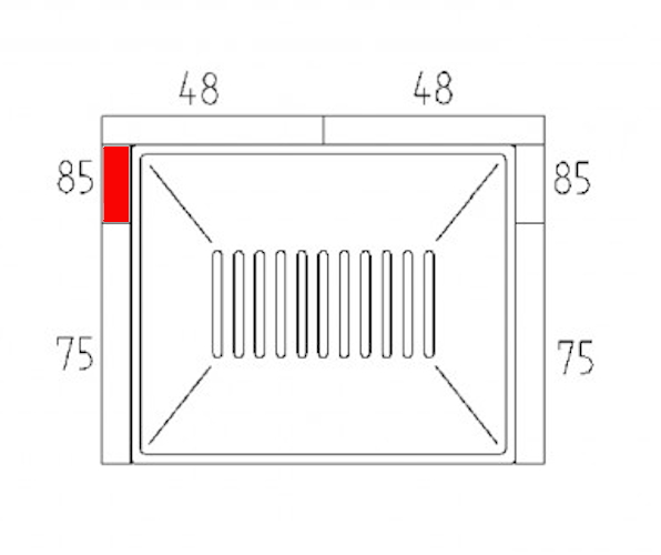 Haas-Sohn Bergen II 167.15 ladrillo lateral a la izquierda detrtás