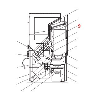 Wodtke CW 21 air+ ladrillo de la pared trasera