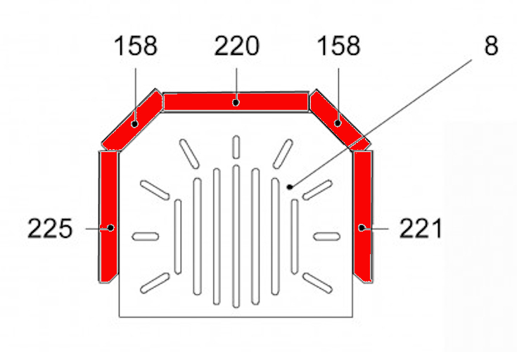 Haas+Sohn Nordal II 249.17 Feuerraumauskleidung