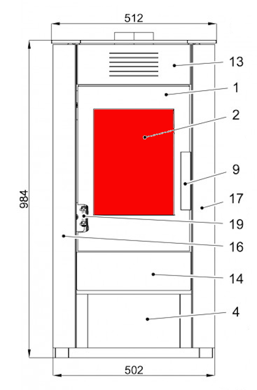 Haas+Sohn Java II 204.14 Sichtscheibe