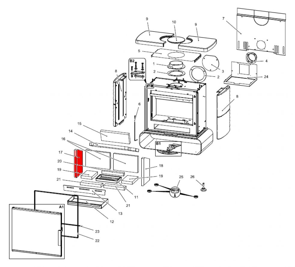 Haas+Sohn Kensington easy 347.15 Seitenstein links