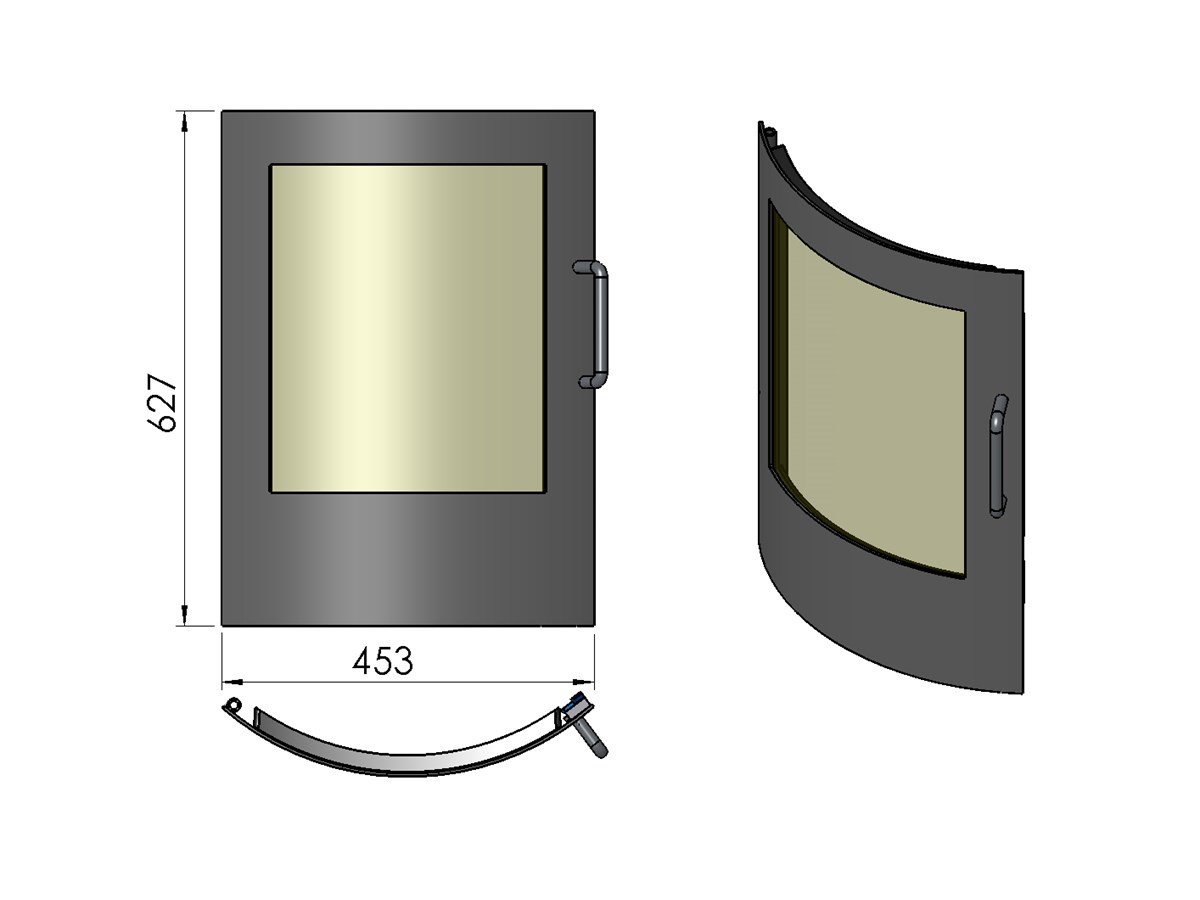 Termatech TT10 puerta negro