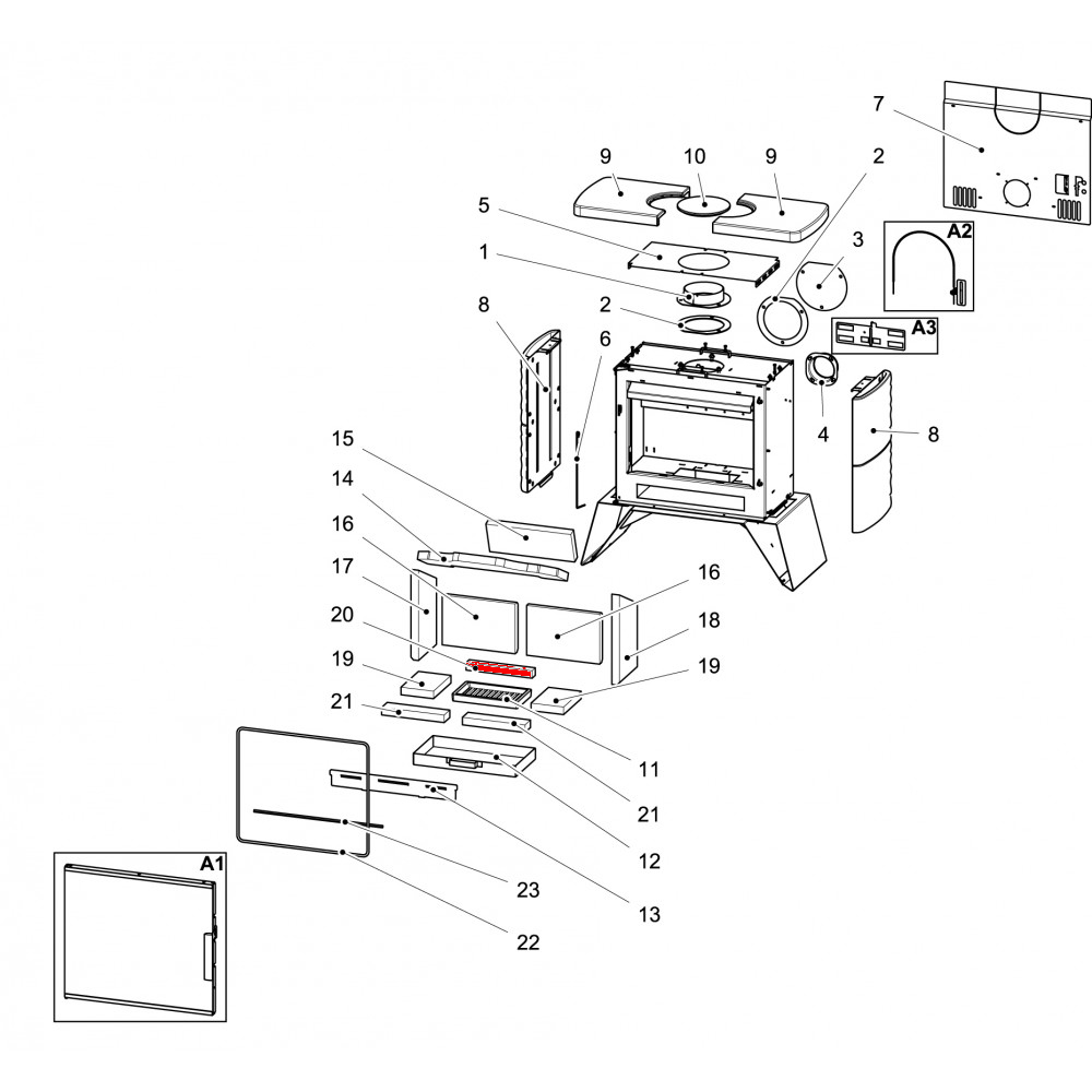 Haas+Sohn London easy 347.15 Bodenstein hinten