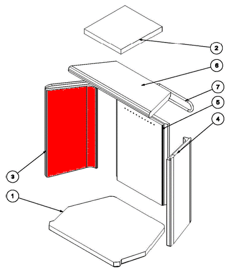 Attika Rondo Classic Seitenstein links Vermiculitestein