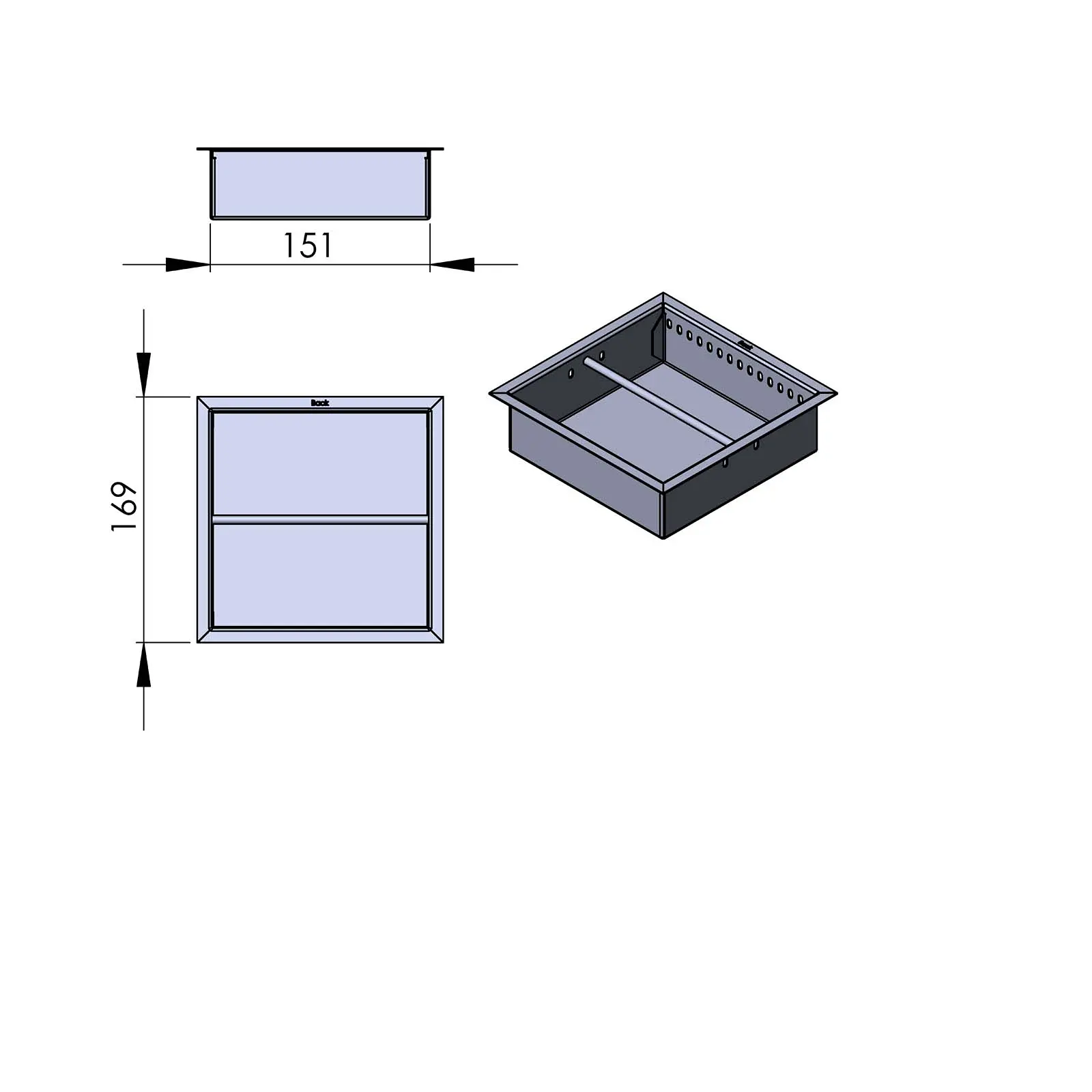 Wamsler TT60 caja de cenizas