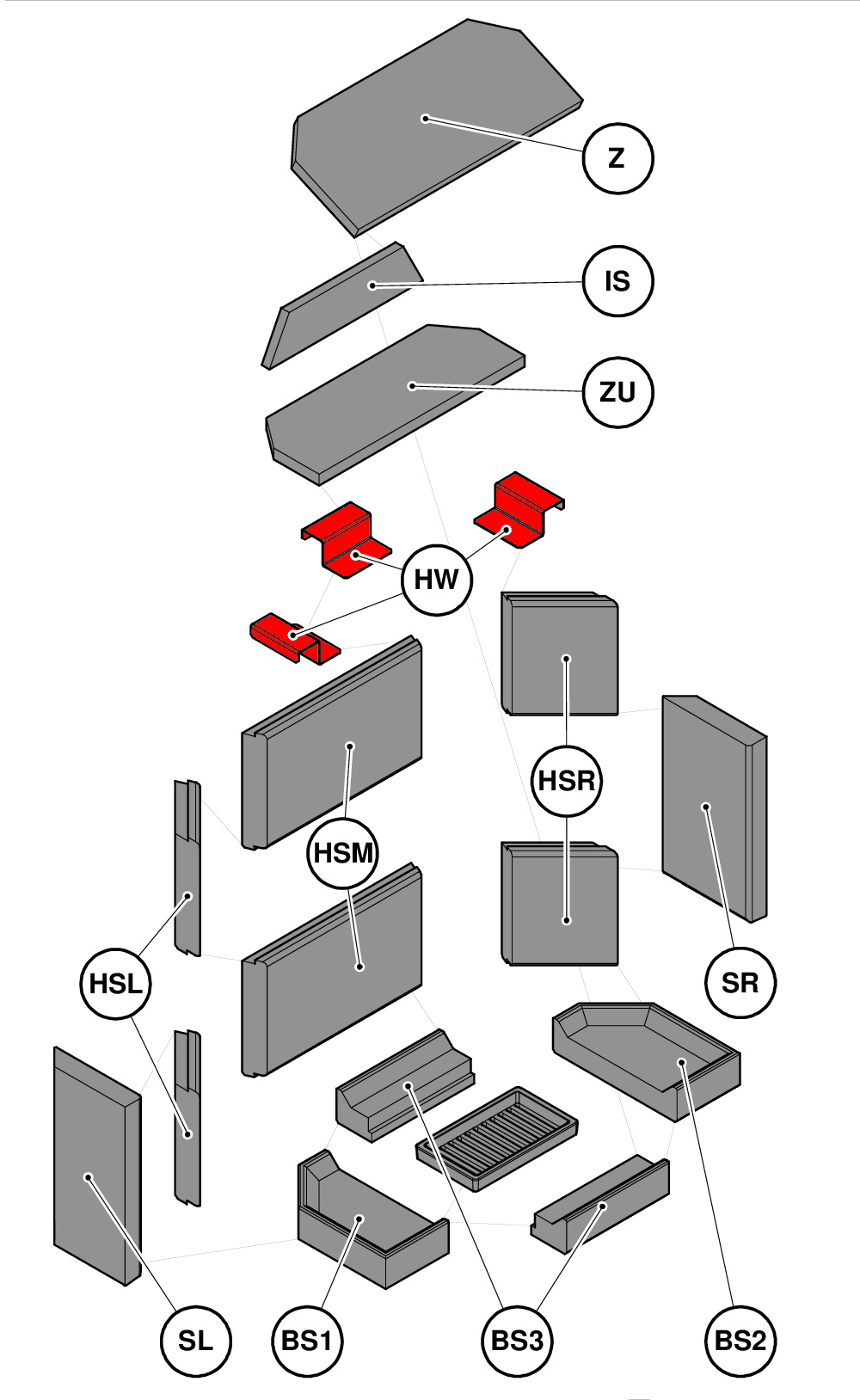 Haas-Sohn Komfort III 180.18 soporte desvío de tiro juego