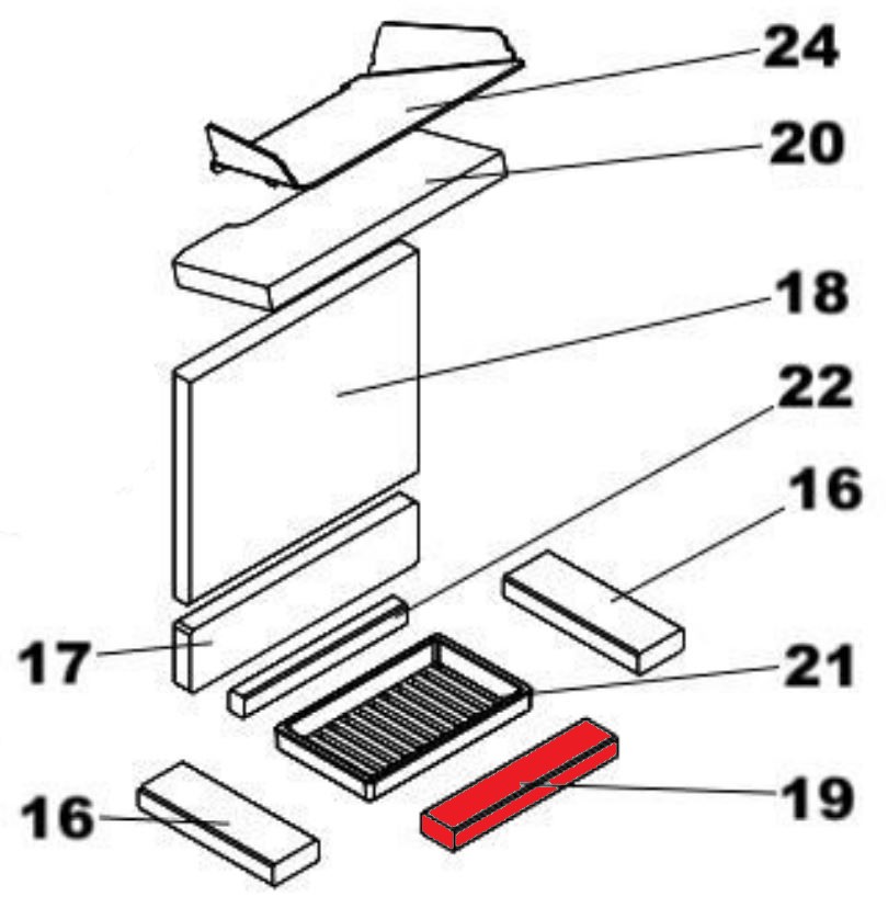 Haas-Sohn Wien easy 351.15 ladrillo de suelo delante